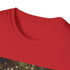 Charcoal cotton t-shirt featuring vibrant woodland creatures with a crew neck design
