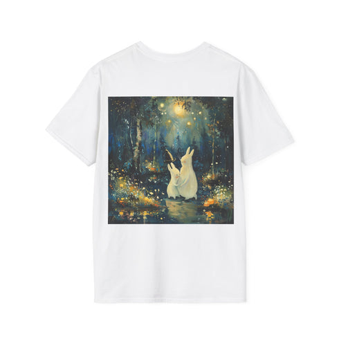 Whimsical Moomin Love Charcoal T-Shirt Regular Fit Summer Men Women