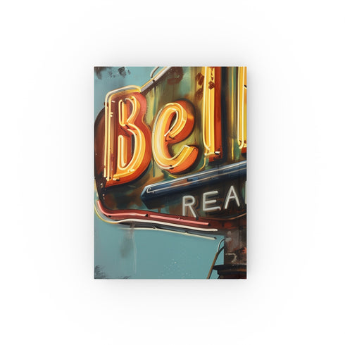 Retro Diner Journal - Transport to a Bygone Era with Nostalgic Design and Vibrant Colors. Perfect for Writing, Drawing, or Gifting!