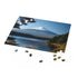 Vibrant Mount Fuji jigsaw puzzle with intricate details and vibrant colors.