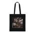 Mountain Retreat Tote Bag: Cotton Tote with Mountain Cabin Design