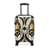 Abstract Deco Black Suitcase With Unique Eye-Catching Art Deco Patterns