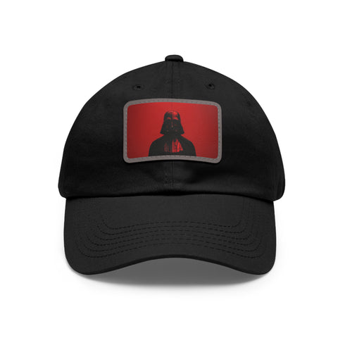 Dark Side Vader Cap with white/light brown patch, cotton, unisex.