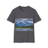 Charcoal Alaska Adventure Watercolor Tee Shirt.