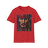 Charcoal cotton t-shirt featuring Jack Sparrow portrait.