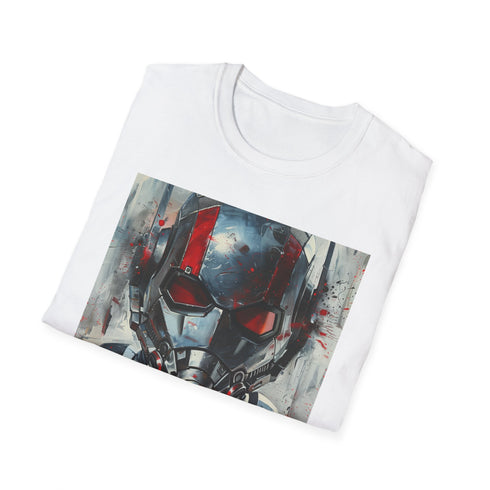 Charcoal Ant-Man T-Shirt: Vibrant superhero portrait on soft cotton tee.