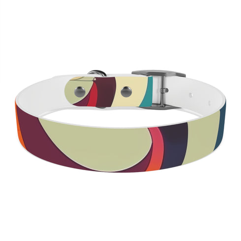 Retro Waves Dog Collar: Vibrant, Stylish and Fun!