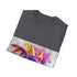 Colorful spyro watercolor tee, perfect for gamers and fantasy fans.
