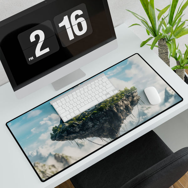 Chained Floating Sky Island Fantasy Gaming XXL Extended Desk Mat - View 4 | Prints With Passion
