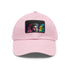 Neon Dreams Zac Efron Watercolor Cap in White with Light Brown Patch