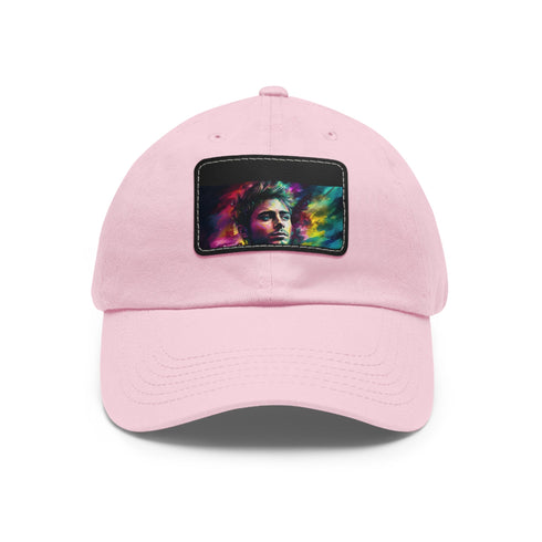 Neon Dreams Zac Efron Watercolor Cap in White Rectangle Variant