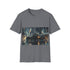 Gotham City Batmobile Tee in Charcoal for Men's Summer Style