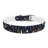 Dazzling Fireworks Dog Collar in Black Onyx for Medium-sized Dogs