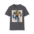 Wolverine Navy Cotton Crew Neck Superhero T-Shirt Iconic Mutant Design.