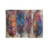 Boho feathers blanket with intricate free-spirit design, cozy 30'' x 40''.