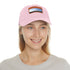 Kilimanjaro Summit Adventure Cap in White with Light Brown Rectangle Patch