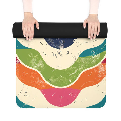 Vibrant Waves Yoga Mat