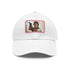 Galactic Smuggler Cap in White with Light Brown Rectangle Patch