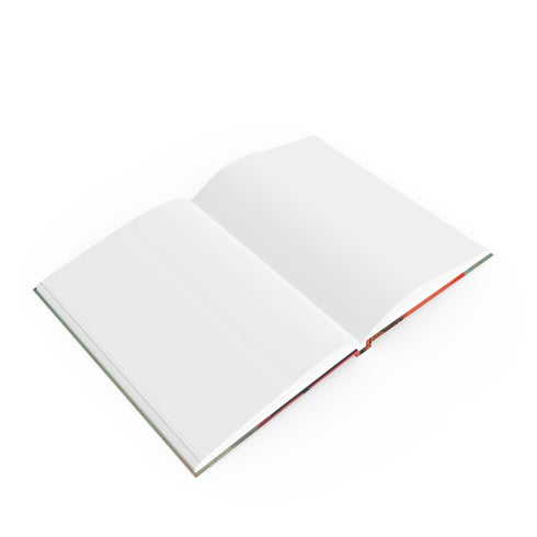 Sunset Dreams Retro Beach Journal - Vibrant palm tree silhouette cover, perfect for summer memories and tropical tales. High-quality material, versatile, and stylish. Makes a great gift!