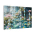Garden of Floating Hourglasses Stretched Canvas Wall Art