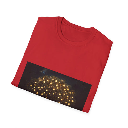 Starlight Fruit Cosmic Tree Surreal Graphic Unisex Softstyle T-Shirt - View 8 | Prints With Passion