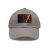 Dark Side Vader Sith baseball cap in white with light brown patch.