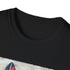Bohemian feather charcoal t-shirt for men, women; S size.