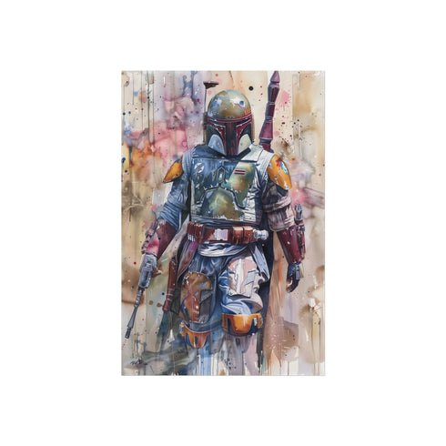 Matte Boba Fett helmet posters for artful home decor.