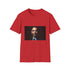 Charcoal cotton crew neck T-shirt featuring Obama silhouette vibrant summer design