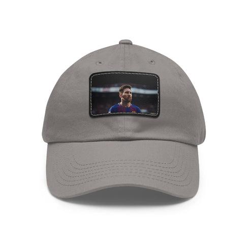 Leo's Legacy Lionel Messi Signature Cap in White Light Brown.