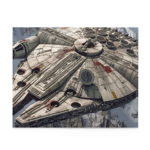 Star Wars Millennium Falcon jigsaw puzzle for fans, challenging space adventure theme