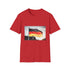 German flag-inspired T-shirt in Sport Grey, size S.