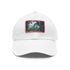 Congo Rainforest Watercolor cap in white with light brown patch.
