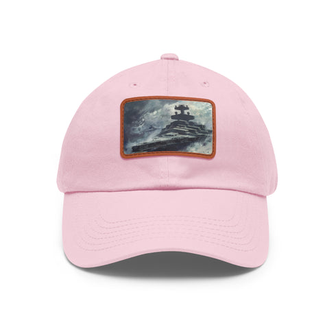 Imperial Fury Star Wars baseball cap in white with light brown patch.