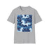 Symphony of the Wild Butterfly Print White T-Shirt Summer Fashion