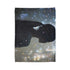 Infinity Mirror Reflecting Shooting Star Plush Fleece Throw Blanket
