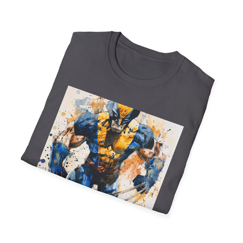 Classic black Wolverine T-shirt featuring clawed mutant design in regular fit.