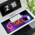 Retro Motorcycle with Neon Trail Gaming XXL Extended Desk Mat