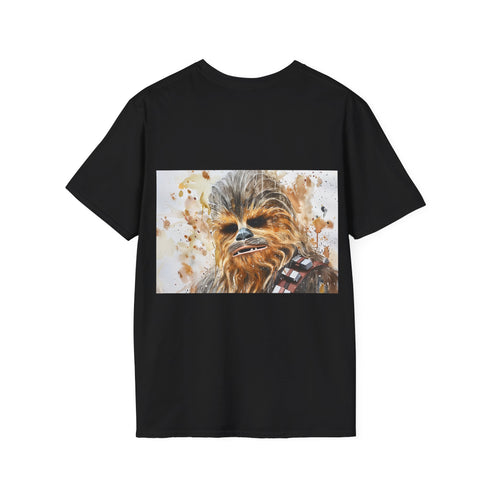 Chewbacca watercolor t-shirt in charcoal - crew neck, regular fit.