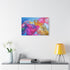 Abstract Fluid Shapes in Vivid Colors Stretched Canvas Wall Art