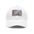 Chrysler Skyline Watercolor Cap in White with Light Brown Patch.