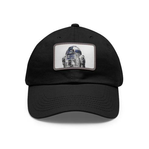 Galactic Droid Cap: R2D2 Edition Cotton Unisex Hat White Rectangle