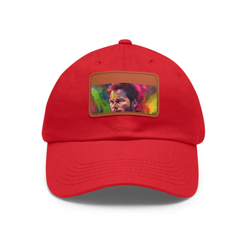 Neon Prism Chris Pratt Cap in White with Light Brown Patch
