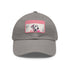 Dalmatian baseball cap with white patch, rectangle shape, perfect for dog lovers