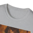Charcoal cotton T-shirt featuring vibrant Anakin Skywalker painting regular fit