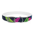 Neon colored urban graffiti dog collar for stylish medium-sized dogs.