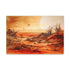 Mars Red Planet Canvas Print 8" x 10" Indoor Art Decor.