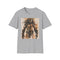 Charcoal cotton Predator T-shirt with crew neck and regular fit design