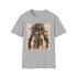 Charcoal cotton Predator T-shirt with crew neck and regular fit design
