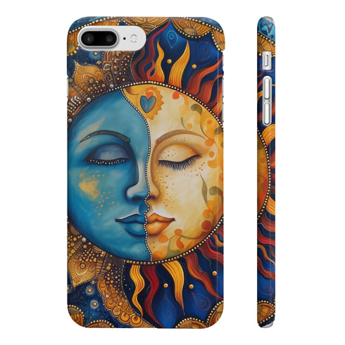 Sun & Moon Harmony: Mandala Phone Case